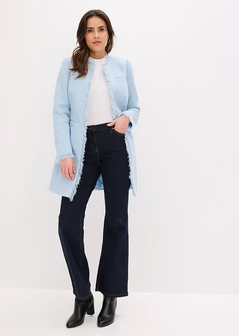 Lang boucl&eacute;blazer, bonprix