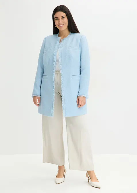 Lang boucl&eacute;blazer, bonprix