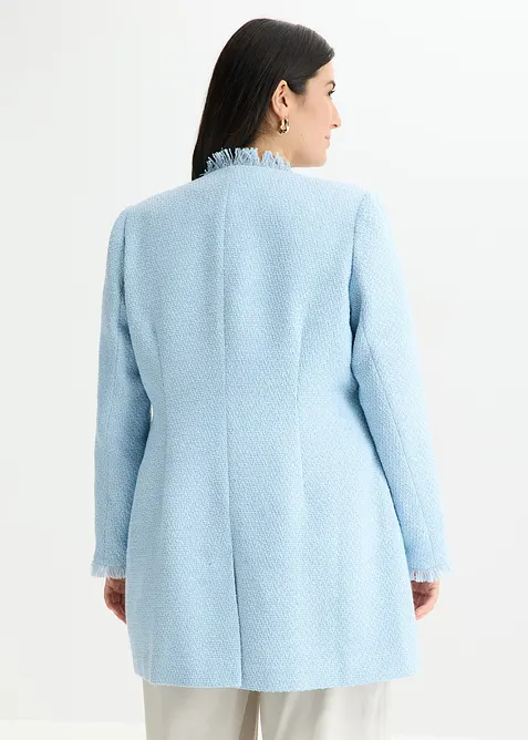 Lang boucl&eacute;blazer, bonprix