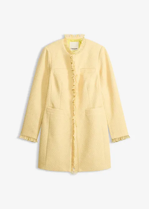 Lang boucl&eacute;blazer, bonprix