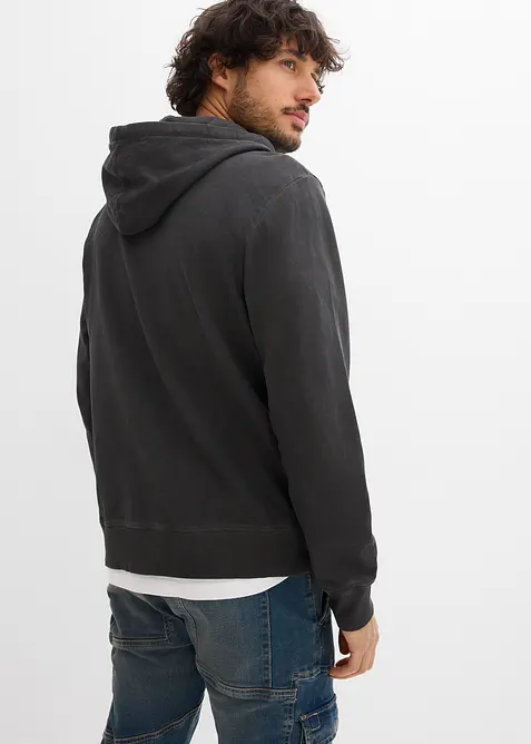 Hettejakke i vasket look, bonprix