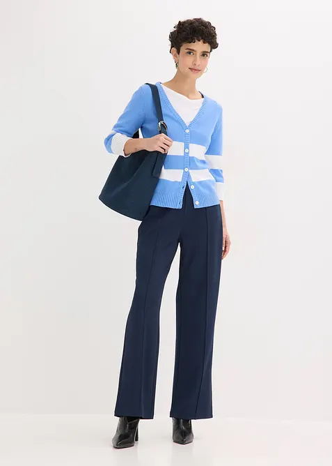 Cardigan med striper, bonprix