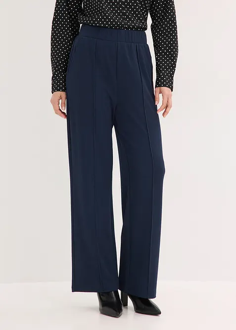 Pull on-bukse i formstabilt Interlockmateriale, bonprix