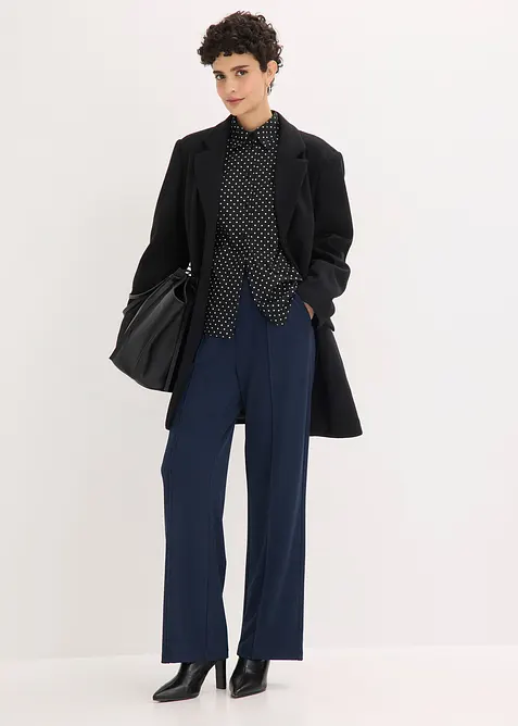 Pull on-bukse i formstabilt Interlockmateriale, bonprix