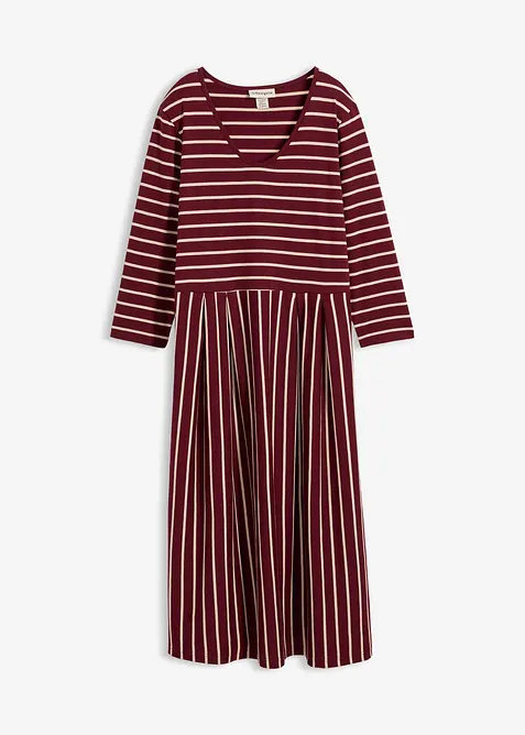 Midikjole i bomullsjersey, bonprix