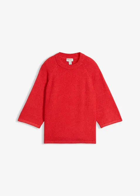 Oversized strikketopp, bonprix