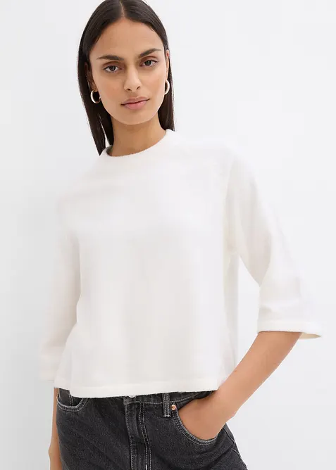 Oversized strikketopp, bonprix