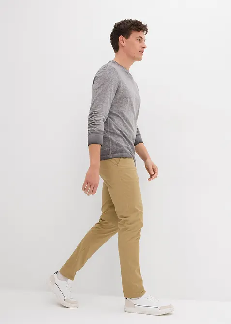 Langermet topp i &oslash;kologisk bomull (2-pack), bonprix