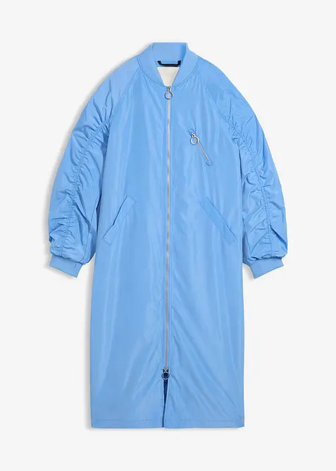 K&aring;pe med ribbestrikket krage, bonprix