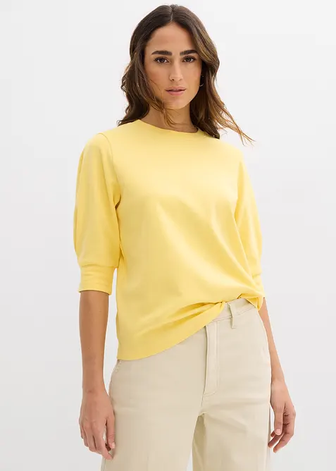 Topp i 100% &oslash;kologisk bomull, bonprix