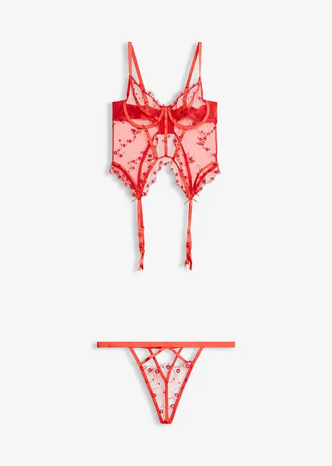 Korsett og tangatruse (2-delt sett), bonprix