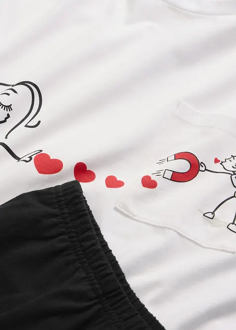 Pyjamas i myk bomull, bonprix