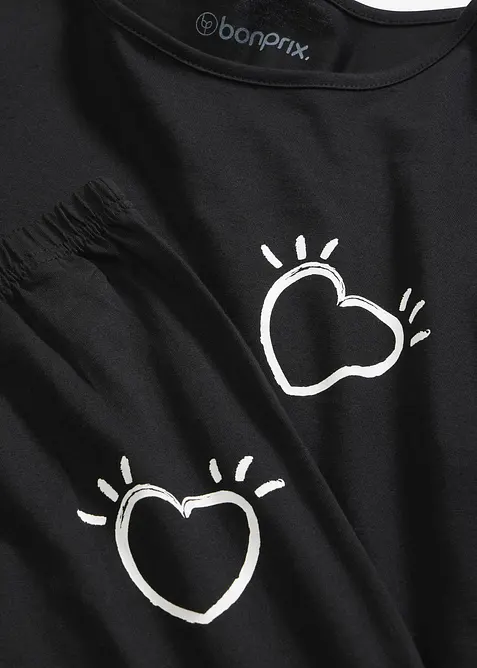 Pyjamas i myk bomull, bonprix