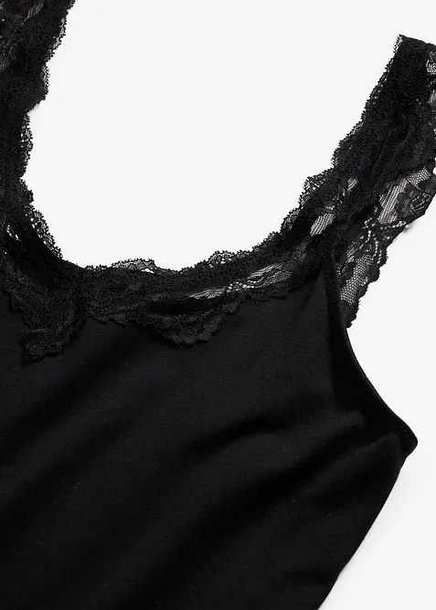 Nattkjole med blonde, bonprix