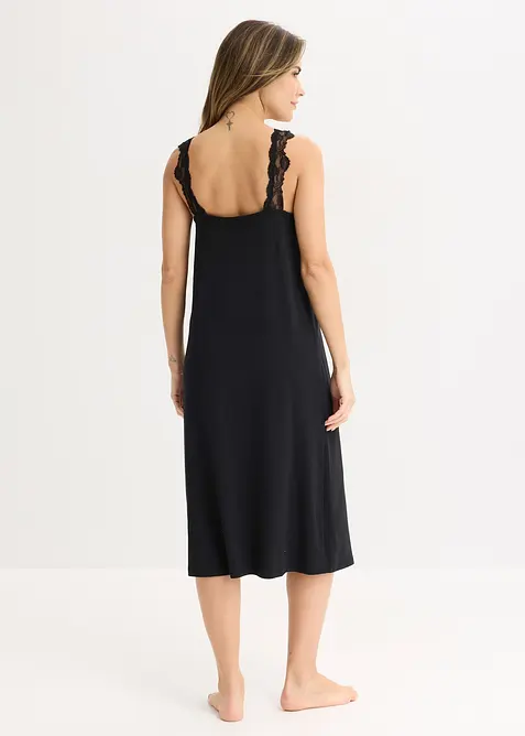 Nattkjole med blonde, bonprix