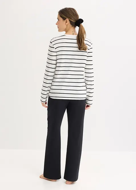 Pyjamas i 100% bomull, bonprix