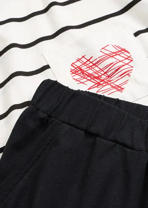 Pyjamas i 100% bomull, bonprix