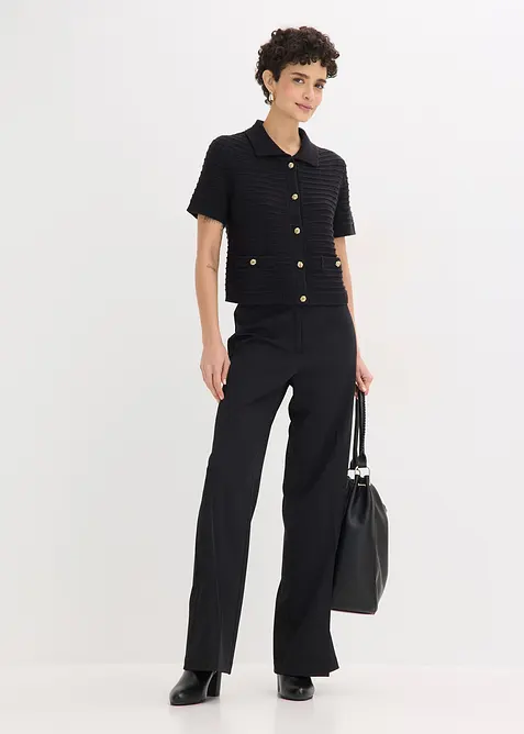 Cardigan med dekorative knapper, bonprix