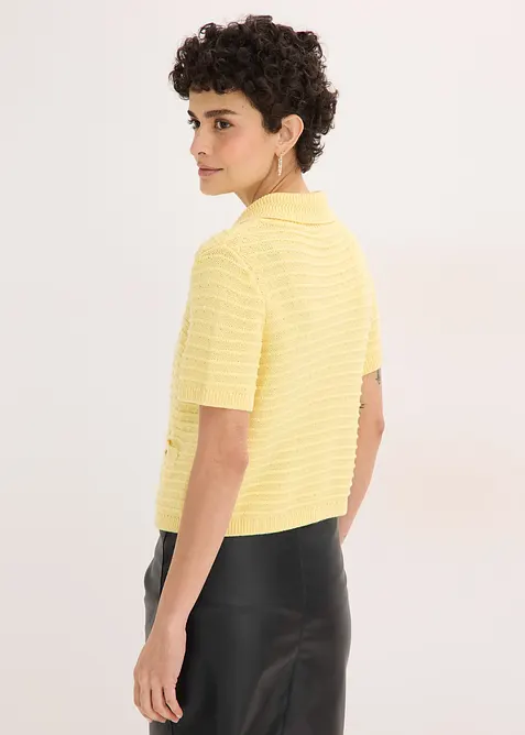 Cardigan med dekorative knapper, bonprix