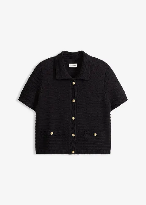 Cardigan med dekorative knapper, bonprix