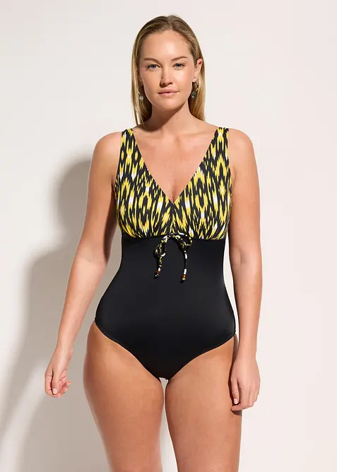 Shape-badedrakt med brede skulderb&aring;nd, middels formende, bonprix