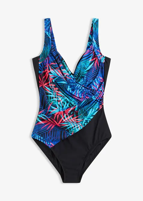 Shape-badedrakt i omslagsmodell, lett formende, bonprix