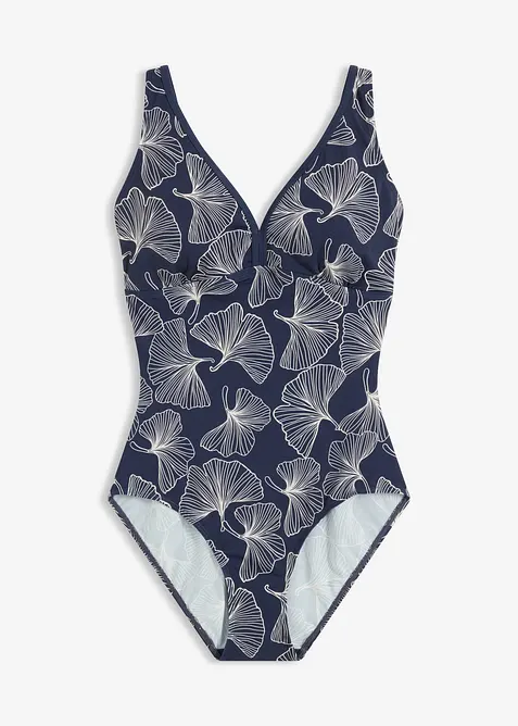 Badedrakt med V-hals, bonprix