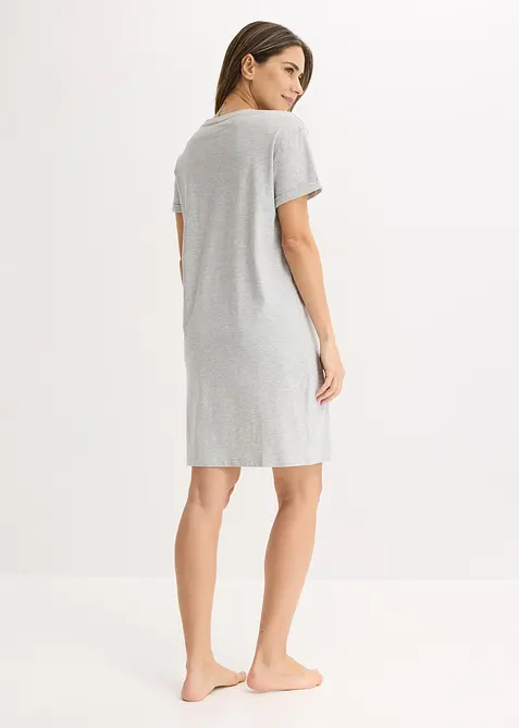 Nattkjole i 100% bomull (2-pack), bonprix