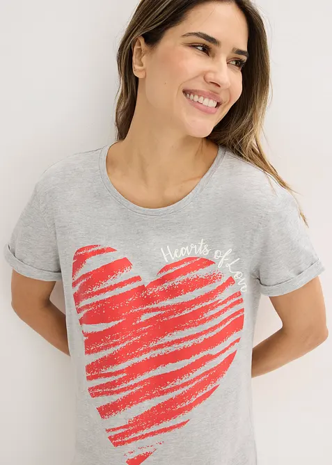 Nattkjole i 100% bomull (2-pack), bonprix