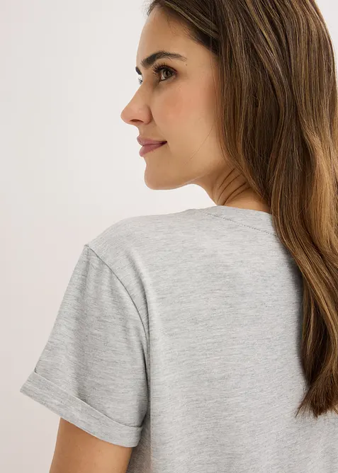 Nattkjole i 100% bomull (2-pack), bonprix