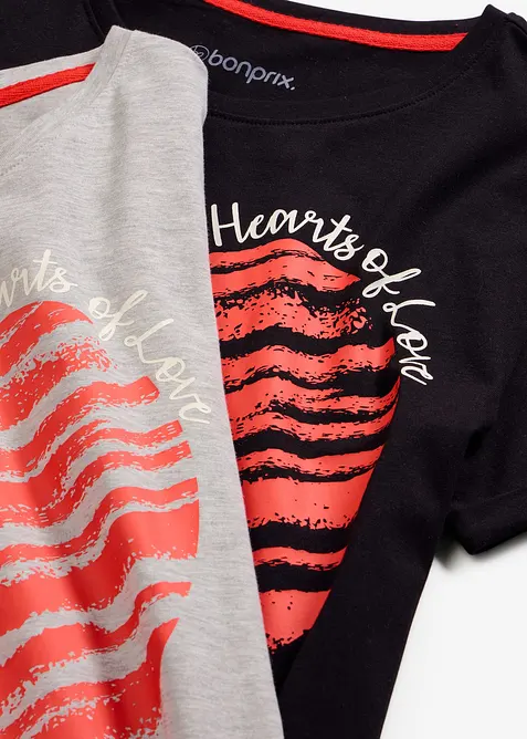 Nattkjole i 100% bomull (2-pack), bonprix