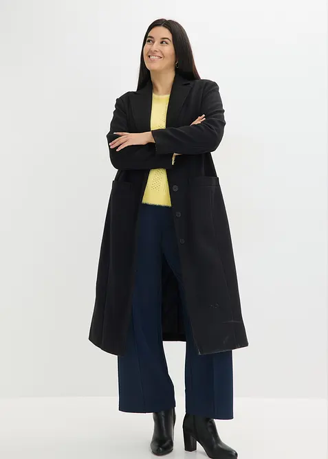 Genser med hullm&oslash;nster og fj&aelig;rgarn, bonprix