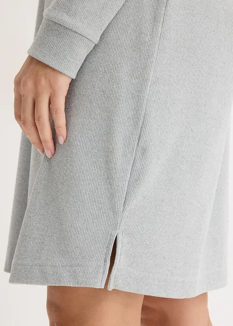 Loungekjole i mykt ribbemateriale, bonprix