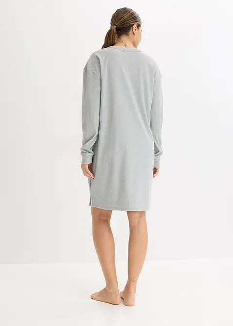 Loungekjole i mykt ribbemateriale, bonprix