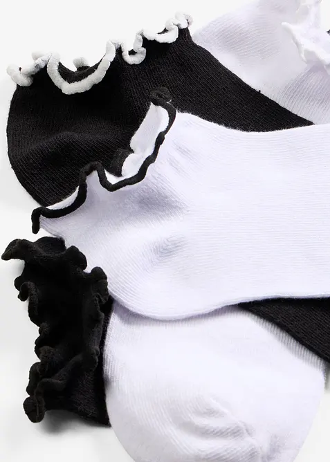 Sneakerssokker med &oslash;kologisk bomull (8-pack), bonprix