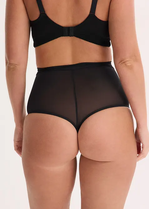 Shape-stringtruse med blonder, middels formende, bonprix