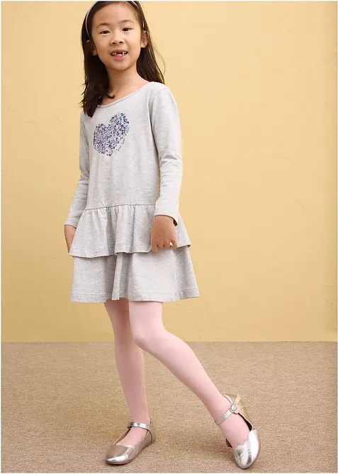 Jerseykjole i 100% &oslash;kologisk bomull (2-pack), bonprix