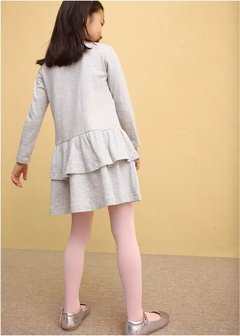 Jerseykjole i 100% &oslash;kologisk bomull (2-pack), bonprix