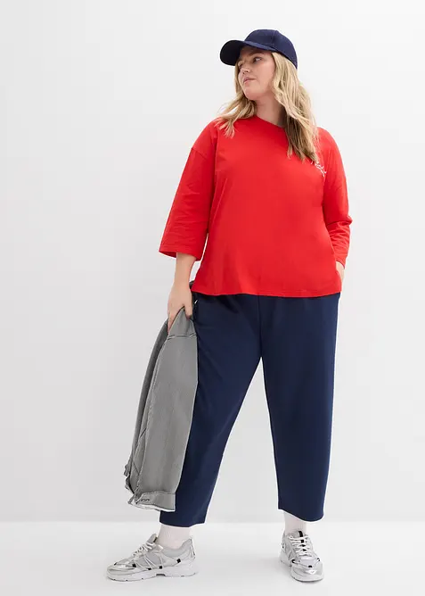 Topp i 100% bomull og boxy modell, bonprix