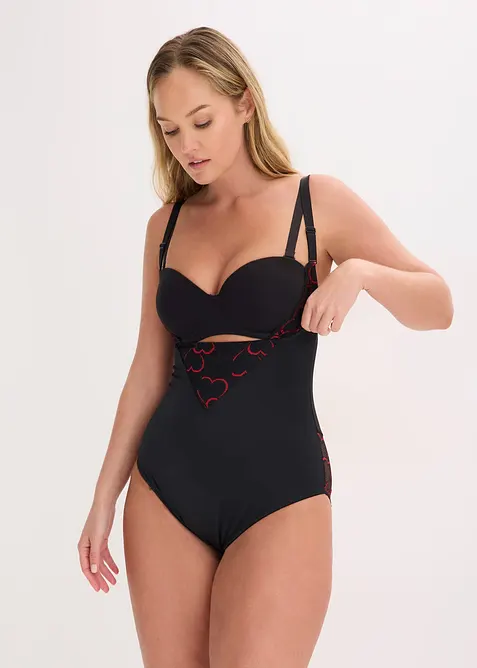 Shape-body med blonder, lett formende, bonprix