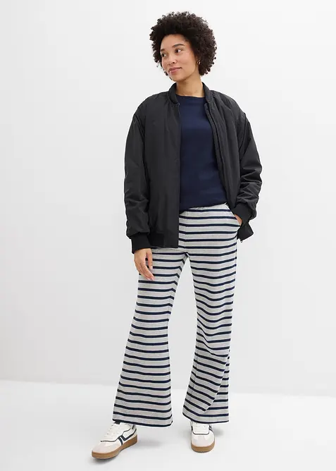 Topp i formstabil jersey med &oslash;kologisk bomull (3-pack), bonprix