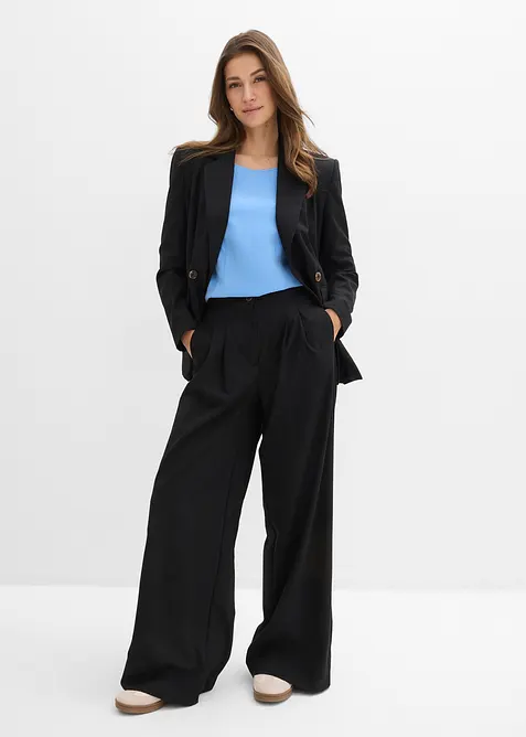 Blusetopp i lett viskosemiks, bonprix