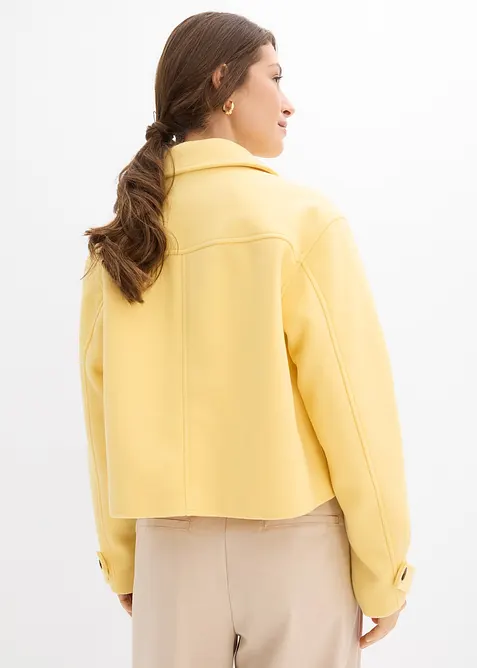 Kort k&aring;pe i ullstil, bonprix