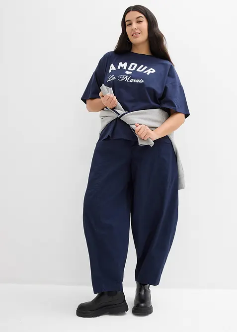 T-skjorte av elastisk, &oslash;kologisk bomullsmiks, bonprix