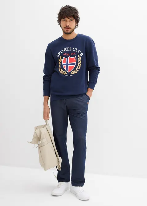 Sweatshirt i 100% bomull, bonprix