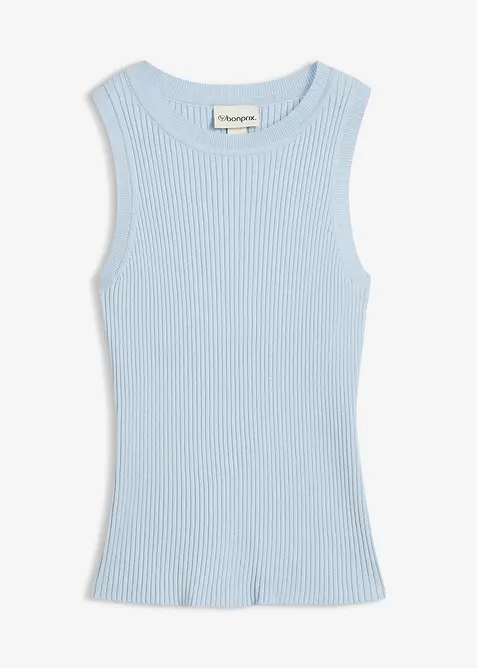 Strikket topp med viskose, bonprix