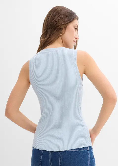 Strikket topp med viskose, bonprix