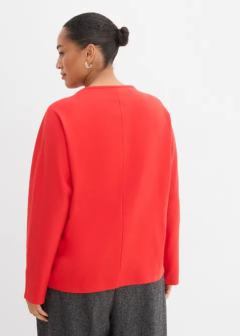 Langermet topp i 100% &oslash;kologisk bomull, bonprix