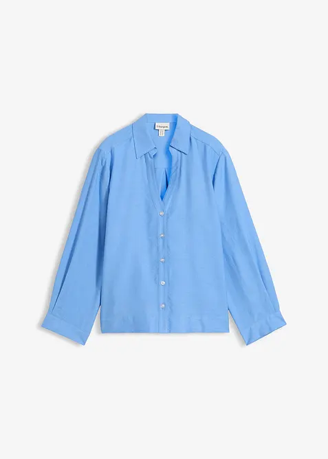 Boxy bluse av viskosemiks, bonprix
