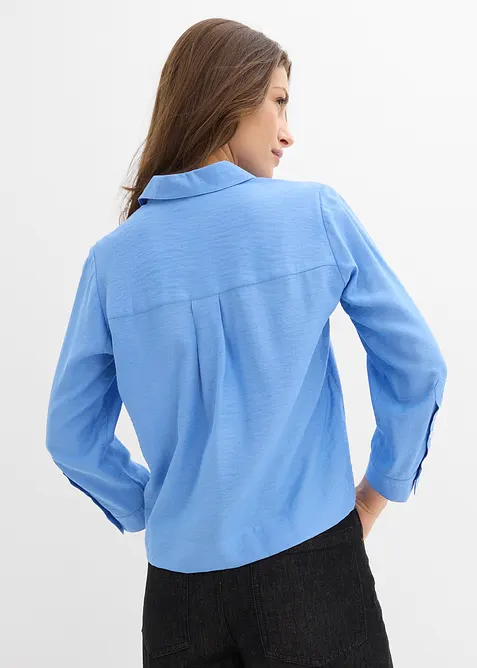 Boxy bluse av viskosemiks, bonprix